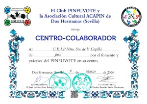 Lee más sobre el artículo El CEIP Nuestra Señora de la Capilla, reconocido oficialmente como «Centro Colaborador» de Pinfuvote