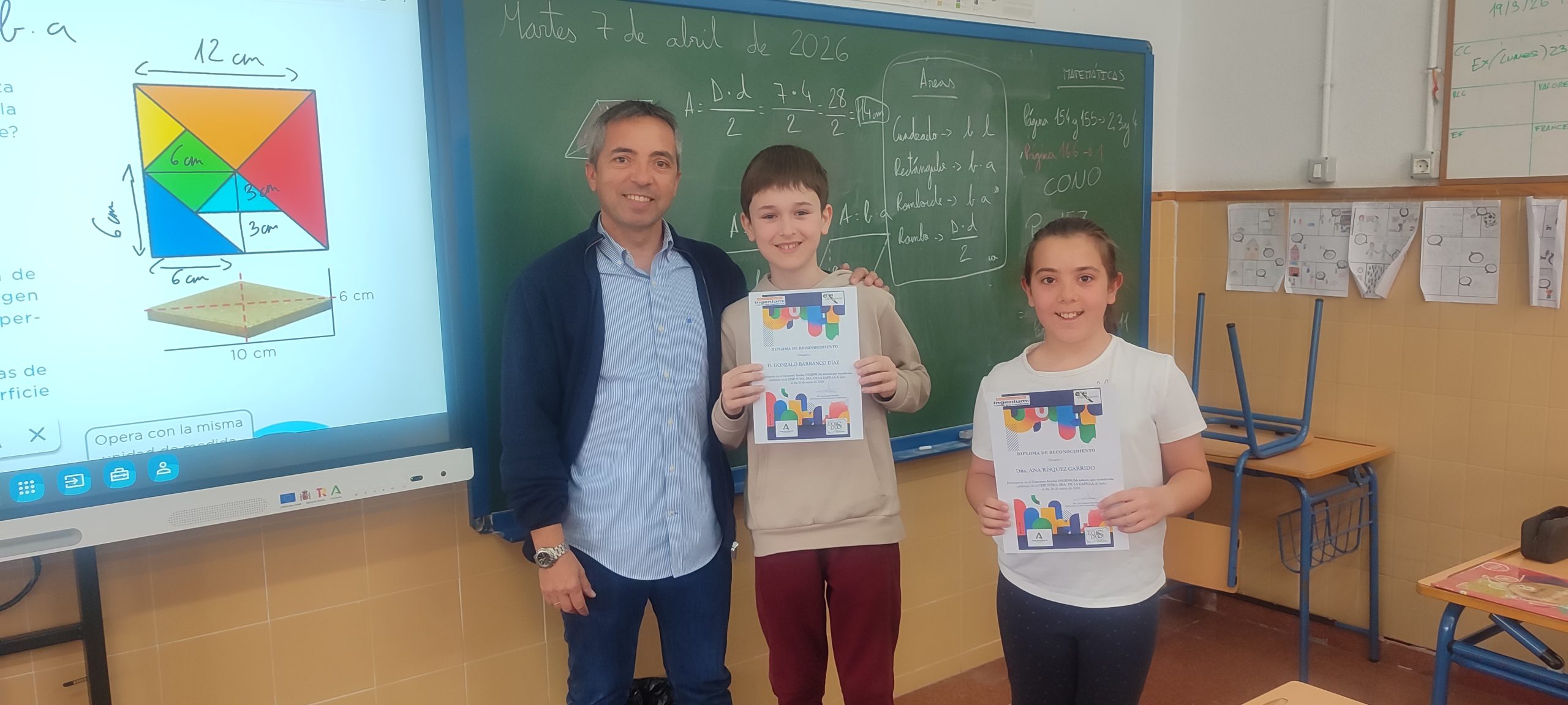 Lee más sobre el artículo Nuestro alumnado de 6º de Primaria gana el Proyecto Ingenium y estará en la Feria de la Ciencia
